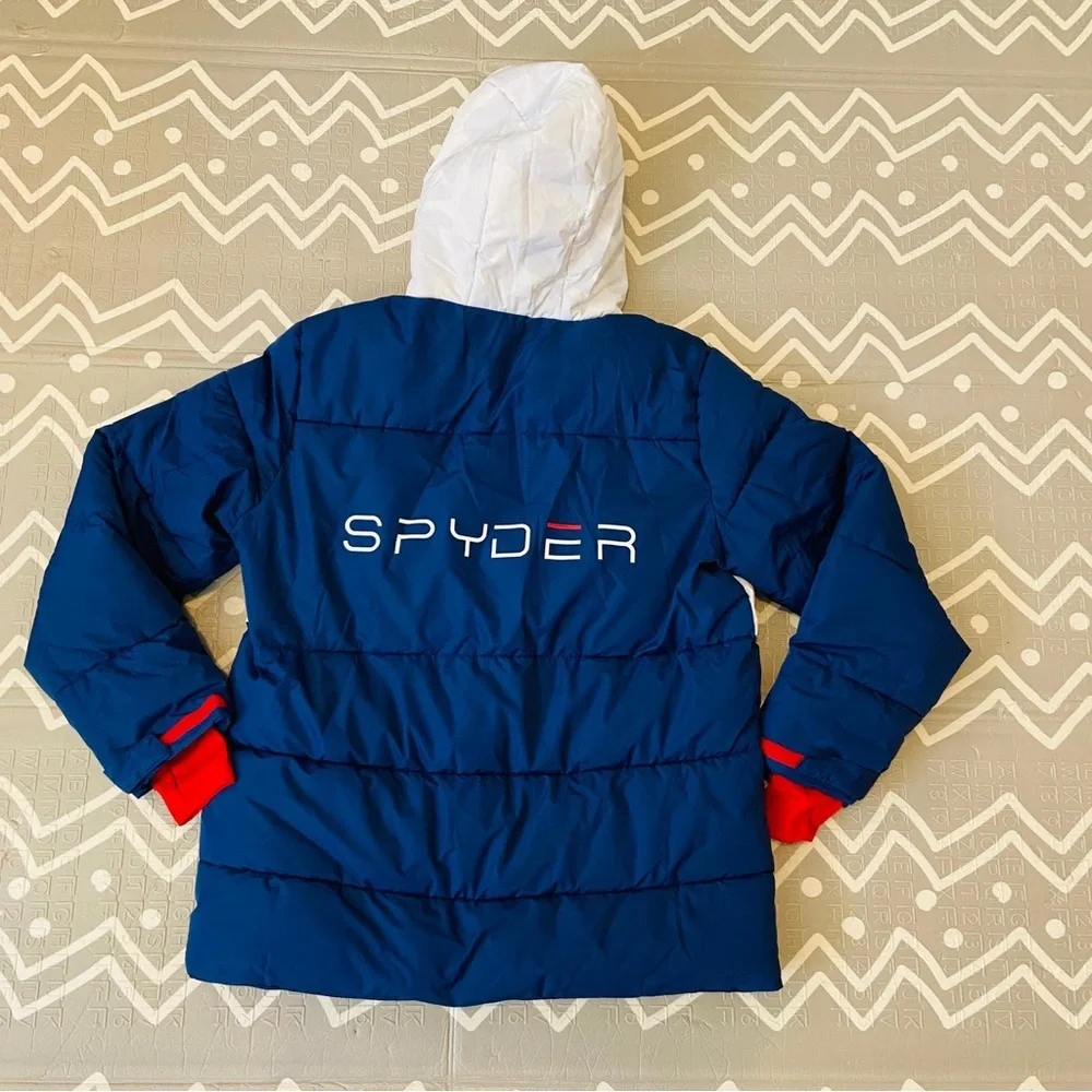 Spyder team USA Olympics special edition ski snowboarding thick winter jacket